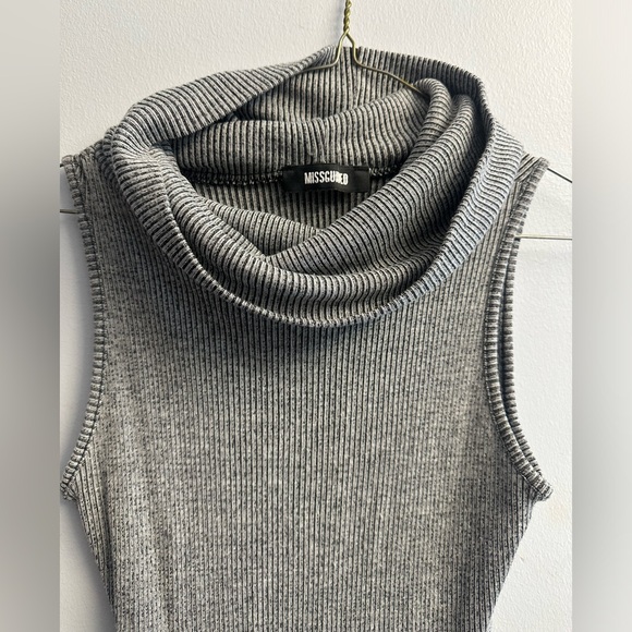 Missguided Ribbed Midi Dress - Picture 6 of 11